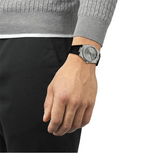 Tissot - Men's PRX Damascas Damascus Steel Automatic Analogue Watch