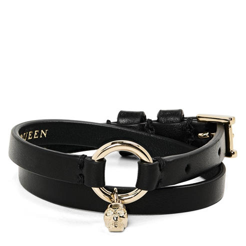 ALEXANDER MCQUEEN - Leather Wrap Bracelet