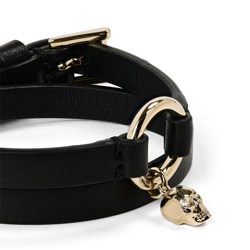 ALEXANDER MCQUEEN - Leather Wrap Bracelet