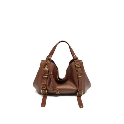 DIESEL - Women's Knot-D Tophandle M Leather Top-Handle Bag