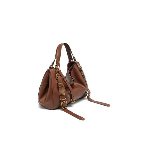 DIESEL - Women's Knot-D Tophandle M Leather Top-Handle Bag