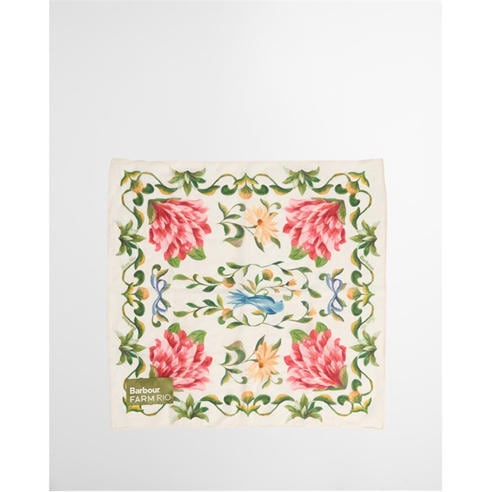 BARBOUR X FARM RIO - Women's Silk Scarf