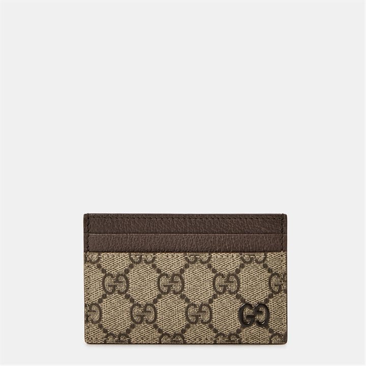 Gucci Men's Beige Gg Monogram Canvas Card Holder