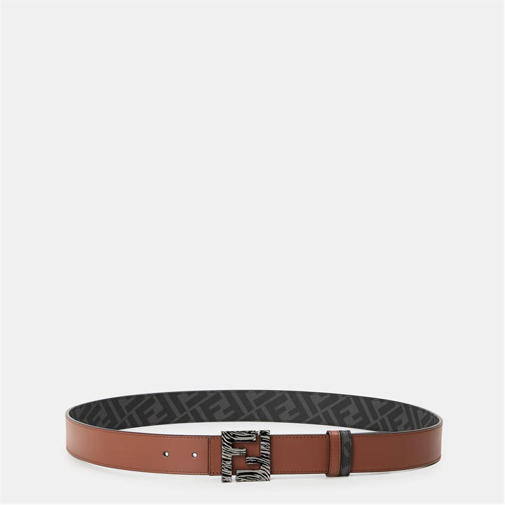 Fendi Men's Brown Ff Belt 3XL