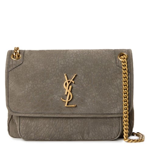 SAINT LAURENT - Women's Nubuck Niki Shoulder Bag