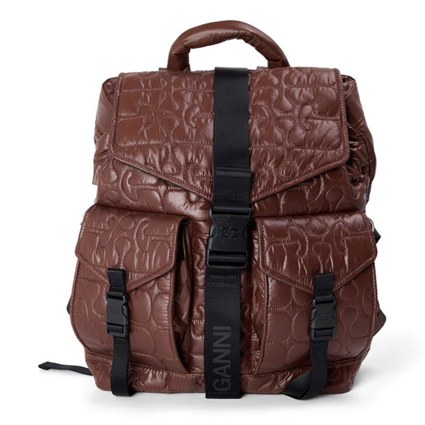 Black - GANNI - Ganni Quilted Bckpck Ld61