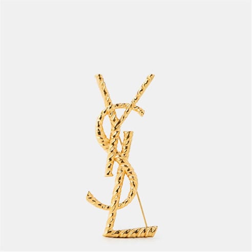 SAINT LAURENT - Cassandre YSL Brooch in Metal