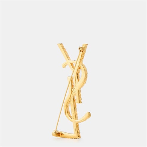 SAINT LAURENT - Cassandre YSL Brooch in Metal