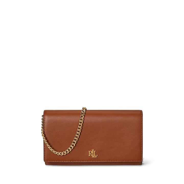 Lauren By Ralph Lauren Women's Brown Adair Chain Wallet