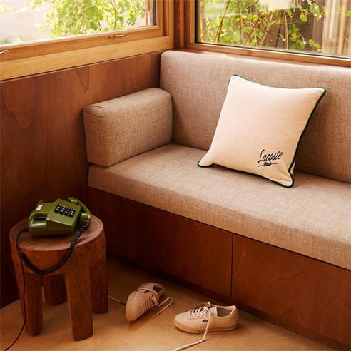 Lacoste - L Velvet Cushion Cover