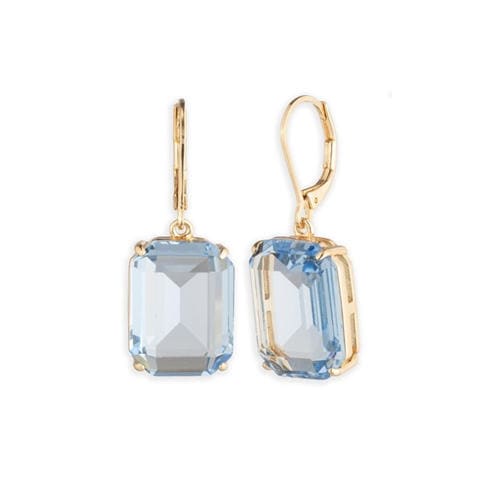 LAUREN RALPH LAUREN - Lauren Ralph Lauren Gold & Sapphire Stone Drop Earrings