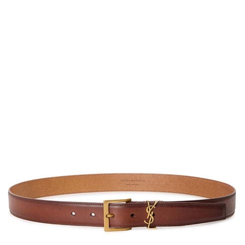 SAINT LAURENT - Men's Leather Belt