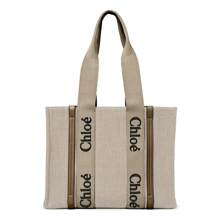 Chloe Women's Brown Woody Medium Tote Bag