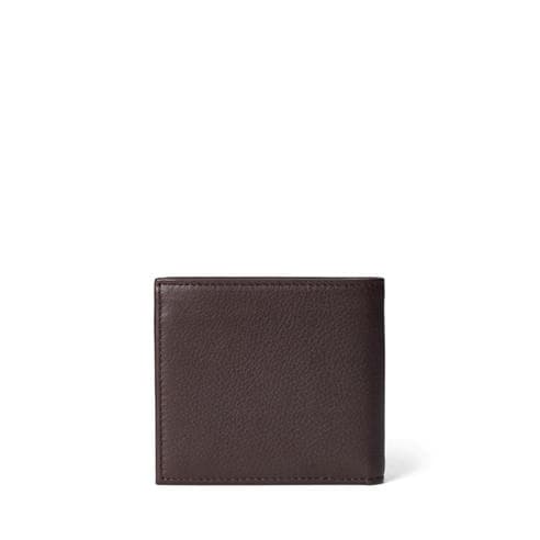 POLO RALPH LAUREN - Mens Pebble Leather Billfold Coin Wallet