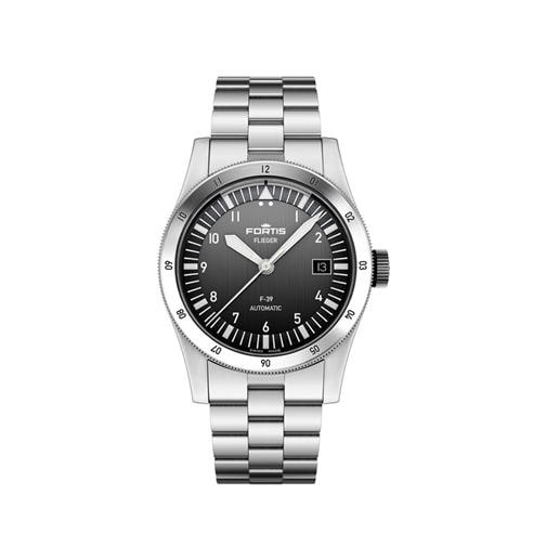 Fortis - Men's Flieger Bracelet Automatic Analogue Watch
