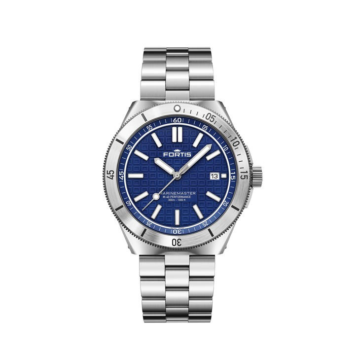 Fortis Men's Silver Marinemaster Automatic Analogue Watch