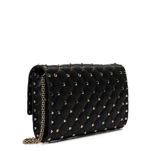 VALENTINO GARAVANI - Women's Rockstud Spike Leather Shoulder Bag