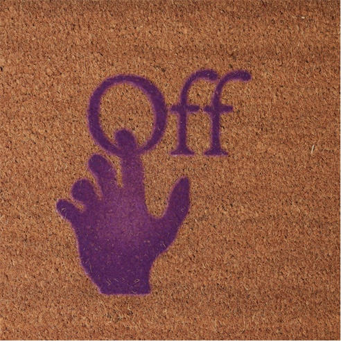 OFF WHITE - Hand Door Mat