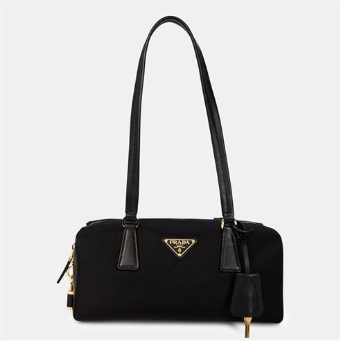 PRADA - Medium Re-Nylon And Leather Tote Bag