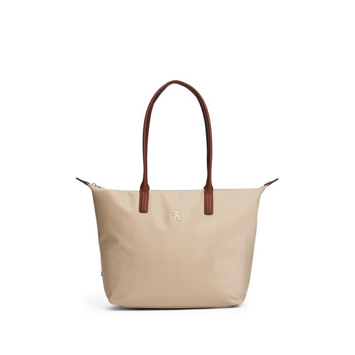 Tommy Hilfiger Women's Beige Popette Tote Bags