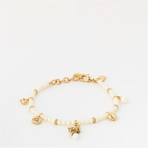 Coach - COACH CAT PEARL BEAD BRACELET
