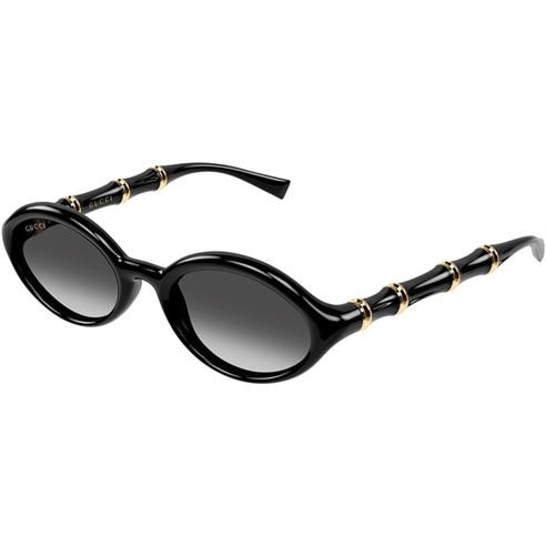 GUCCI - Gucci GG2059S Women’s Black Oval Sunglasses
