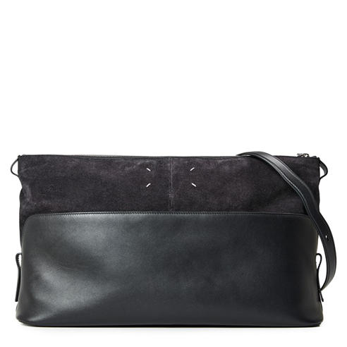 MAISON MARGIELA - Women's 5AC Soft Pouch XL Leather Clutch Bag