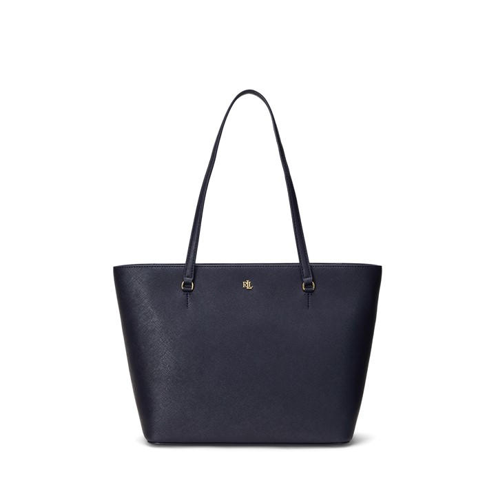 Lauren By Ralph Lauren Women's Blue Medium Karly Tote