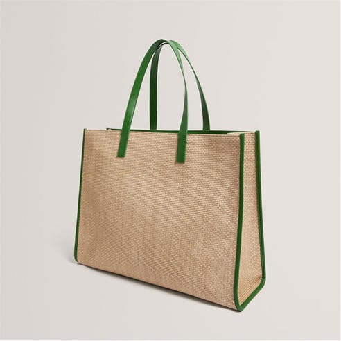 Ted Baker - Ted Baker Raffia Large Icon Bag