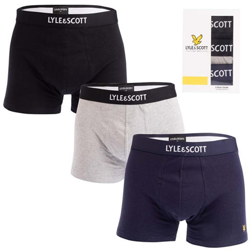 Lyle and Scott - Devon 3 Pack Boxer Shorts