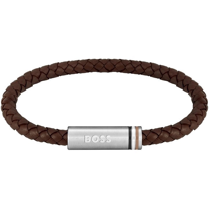 Boss Men's Silver Gents Ares Bracelet