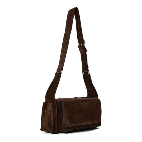 MIU MIU - Utilitaire suede shoulder bag