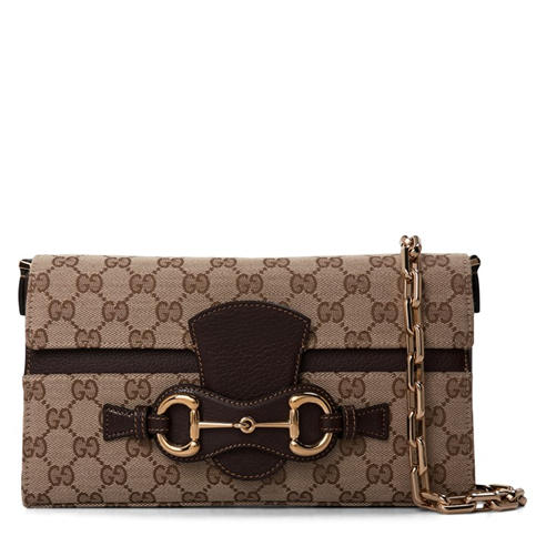 GUCCI - Women's Horsebit Chain Shoulder Bag