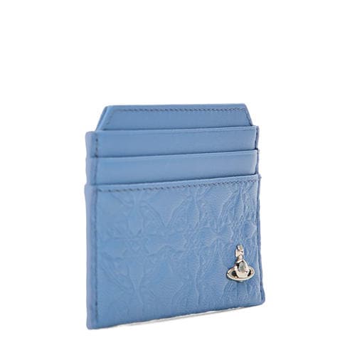 VIVIENNE WESTWOOD - Men's Embossed Leather Saturn Orb Cardholder