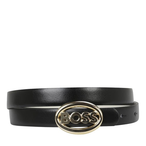 Boss - Women's Gold Icon Gold Hardware Leather Belt