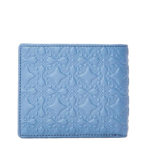 VIVIENNE WESTWOOD - Men's Embossed Leather Saturn Orb Wallet