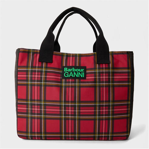 BARBOUR X GANNI - Womens Waxed Tote Bag