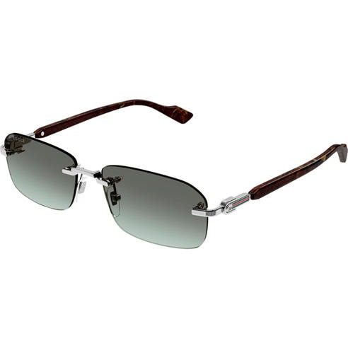 GUCCI - Gucci GG1221S Men’s Rimless Rectangular Sunglasses