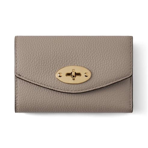 MULBERRY - Darley Folded Multi-Card Wallet Small Classic Grain