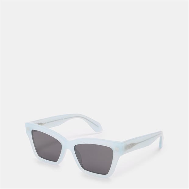Black/Dark Grey - OFF WHITE - Unisex Cincinnati Sleek Tortoise-Shell Sunglasses