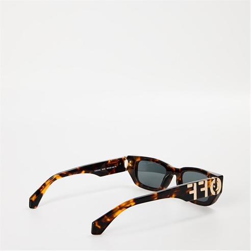 OFF WHITE - Fillmore 53 Acetate Italian-Made Rectangle Sunglasses