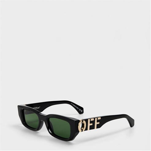 OFF WHITE - Fillmore 53 Acetate Italian-Made Rectangle Sunglasses