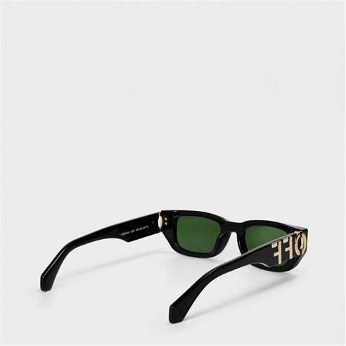OFF WHITE - Fillmore 53 Acetate Italian-Made Rectangle Sunglasses