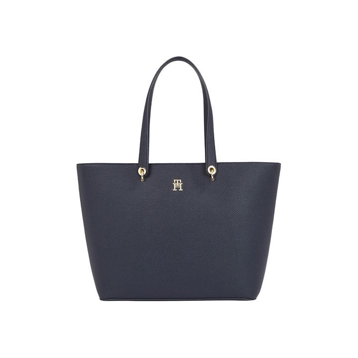 Tommy Hilfiger Women's Blue Th Emblem Tote Bag