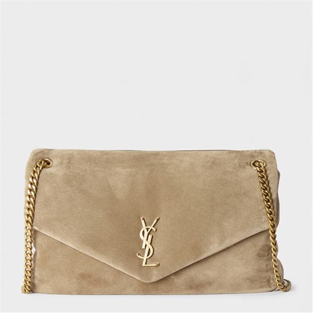 Caramel Cognac - SAINT LAURENT - Calypso large Shoulder Bag