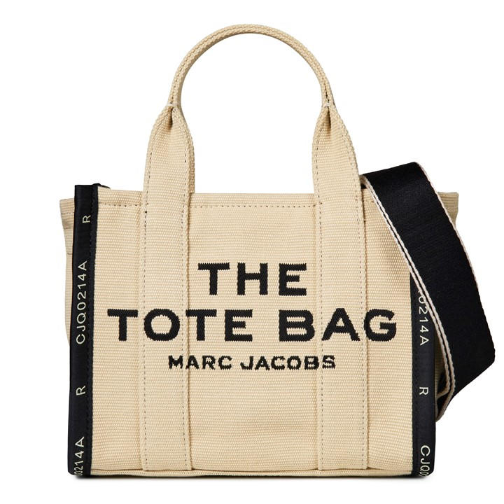 Marc Jacobs Women's Beige Mini Jacquard Tote Bag