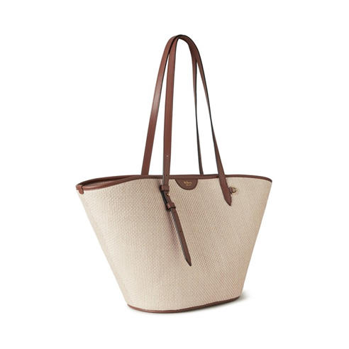 Mulberry - Women's Basket Tote Straw Bag