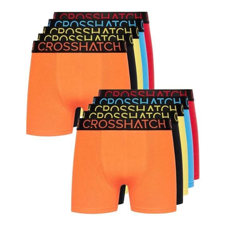 Crosshatch Men's Multi 12 Pack Of Highlighter Boxers Medium