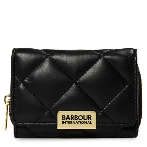 Barbour International - Women's Aurora Tri-Fold Quilted Leather Zip Around Purse