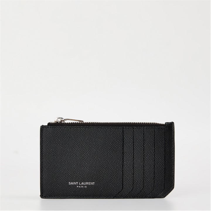 Saint Laurent Men's Black Card Holder